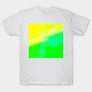 yellow green abstract texture T-Shirt